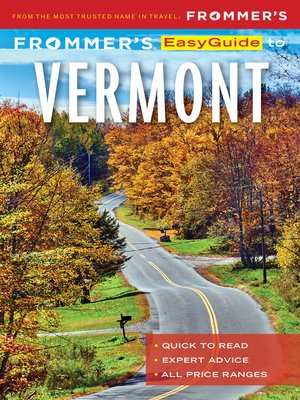 cover image of Frommer's EasyGuide to Vermont